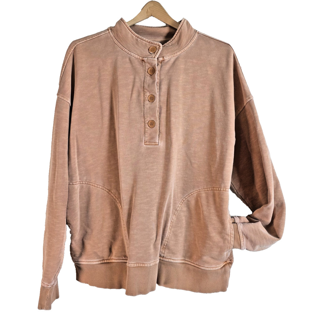Thread And Supply Top Long Sleeve with buttons Size XL